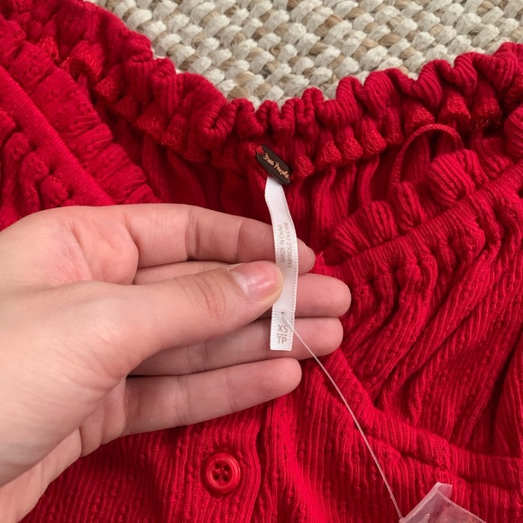 Free People Ladybug Crop Top, Size XS. NWOT - Picture 4 of 6